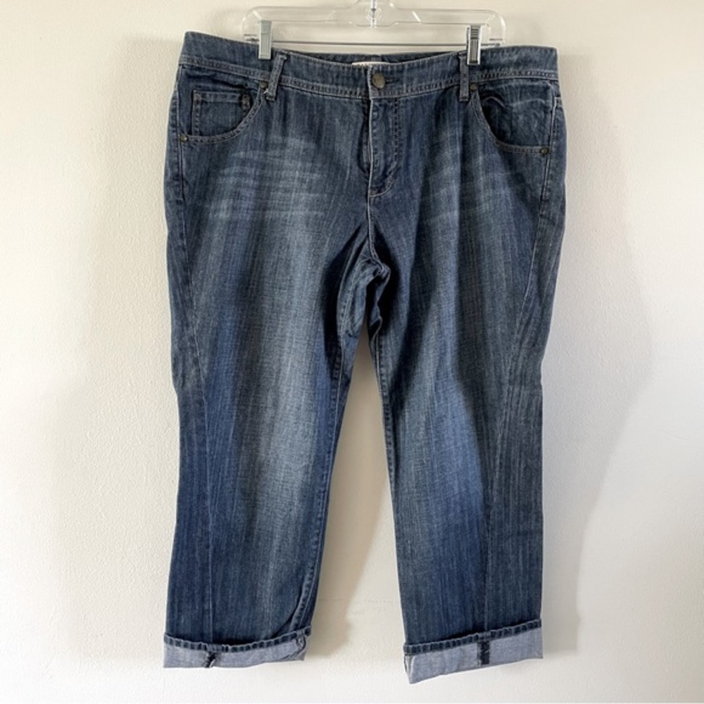 CAbi Twist‎ Jeans Size 16 Boyfriend Cropped Style 640 Excellent Condition